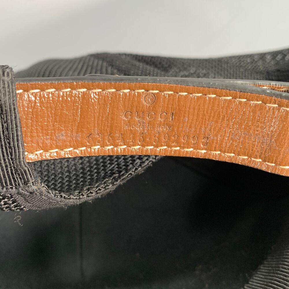 GUCCI Tan Black Monogram Polyester Blend Hats - Picture 10 of 10